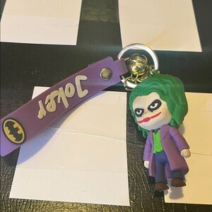 😄Batman The Joker PVC Keychain